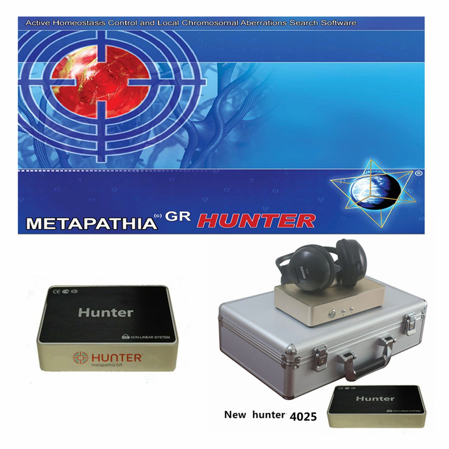 JYTop New Bio Resonance system Hunter 4025 NLS with Metapathia GR Software