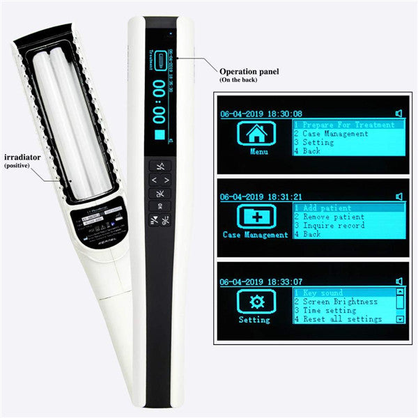 JYTOP Kernel 4003B2LD UV phototherapy portable 311nm narrowband UVB phototherapy lamp for vitiligo psoriasis