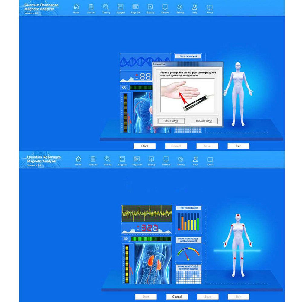 JYTOP Quantum Resonance Magnetic Analyzer with Body Health Massage Therapy 52 Reports