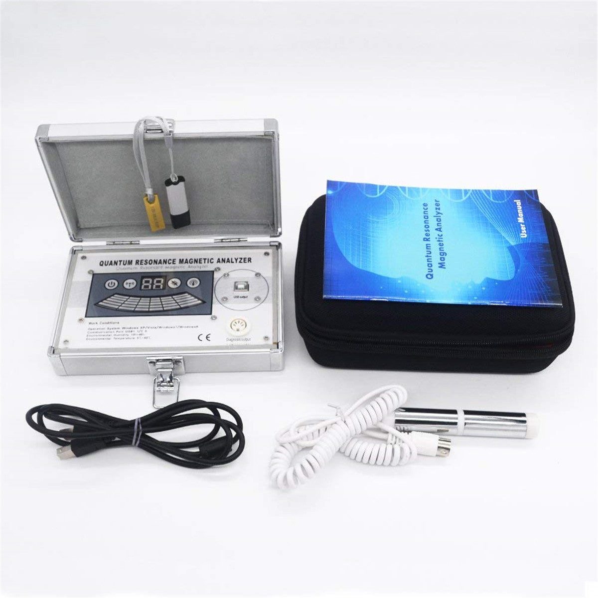 Free shipping!!! JYtop JYT-QA02 Hi-tech Quantum Analyzer Quantum Resonance Magnetic Body 3rd Generation Health Analyzer-52 Reports V4.7.5