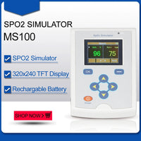 JYTOP MS100 SpO2 Pulse Rate Blood Oxygen Simulator Pulse Oximeter reaction time