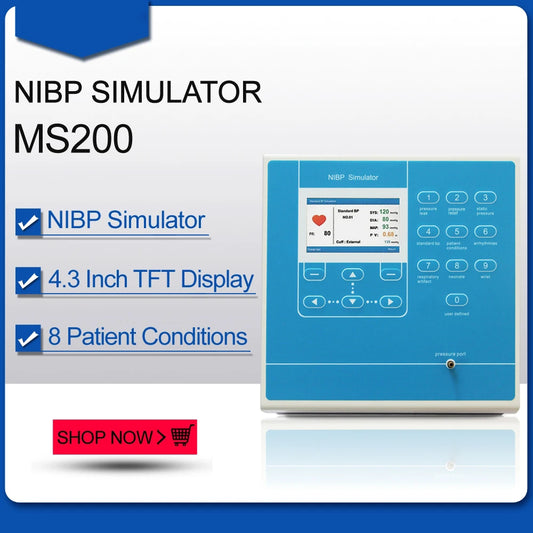 JYTOP MS200 NIBP Simulator Blood Pressure Monitor Accuracy Simulation Test