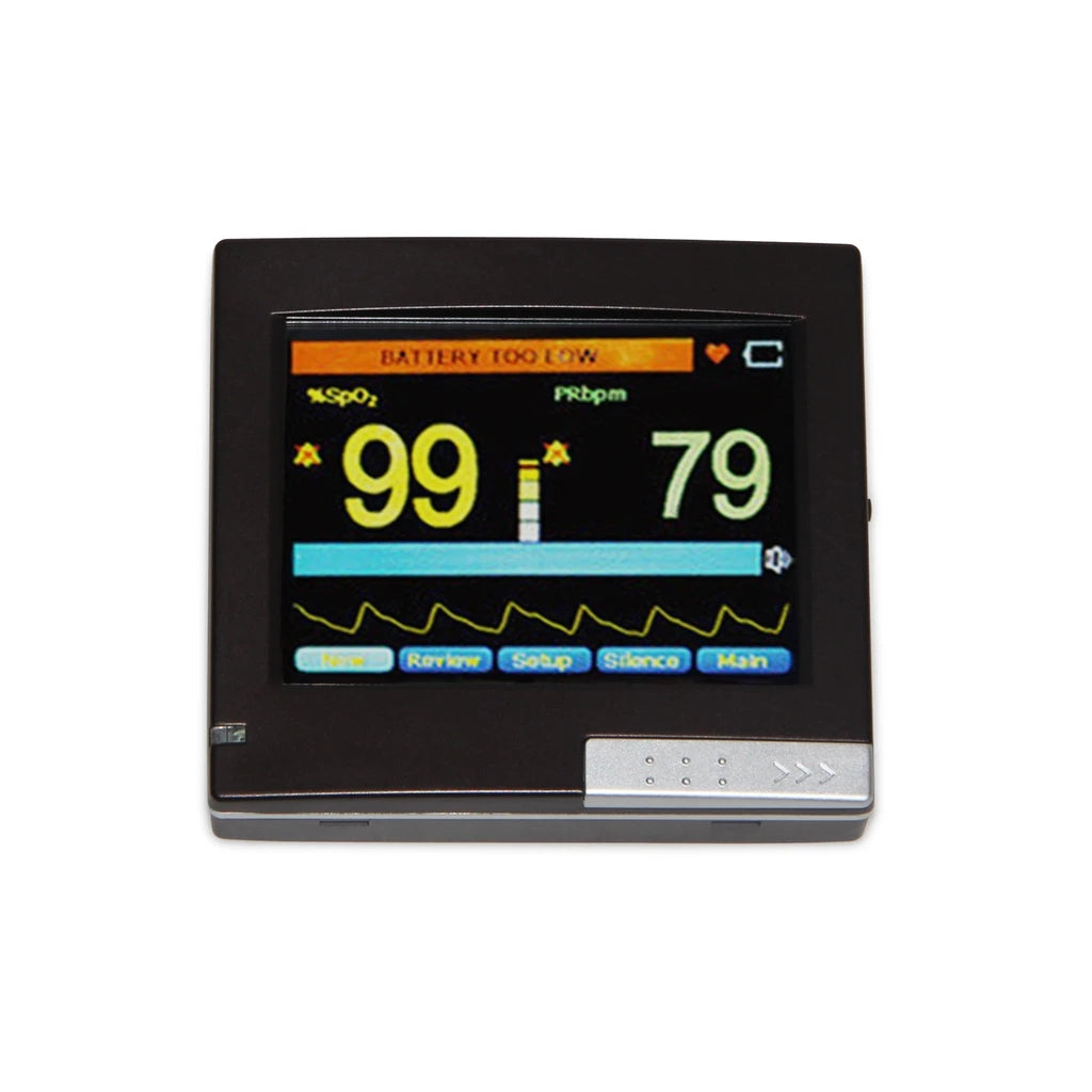 JYTOP PM60A SpO2 Patient Monitor Fingertip Pulse Oximeter,Touch,PC Software ,Adult Probe