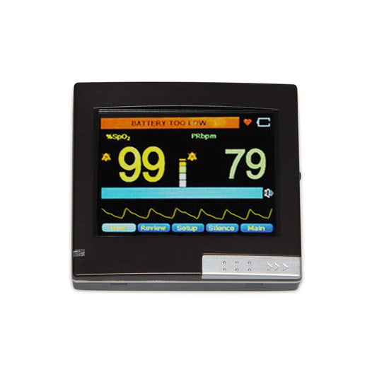 JYTOP PM60A SpO2 Patient Monitor Fingertip Pulse Oximeter,Touch,PC Software ,Adult Probe