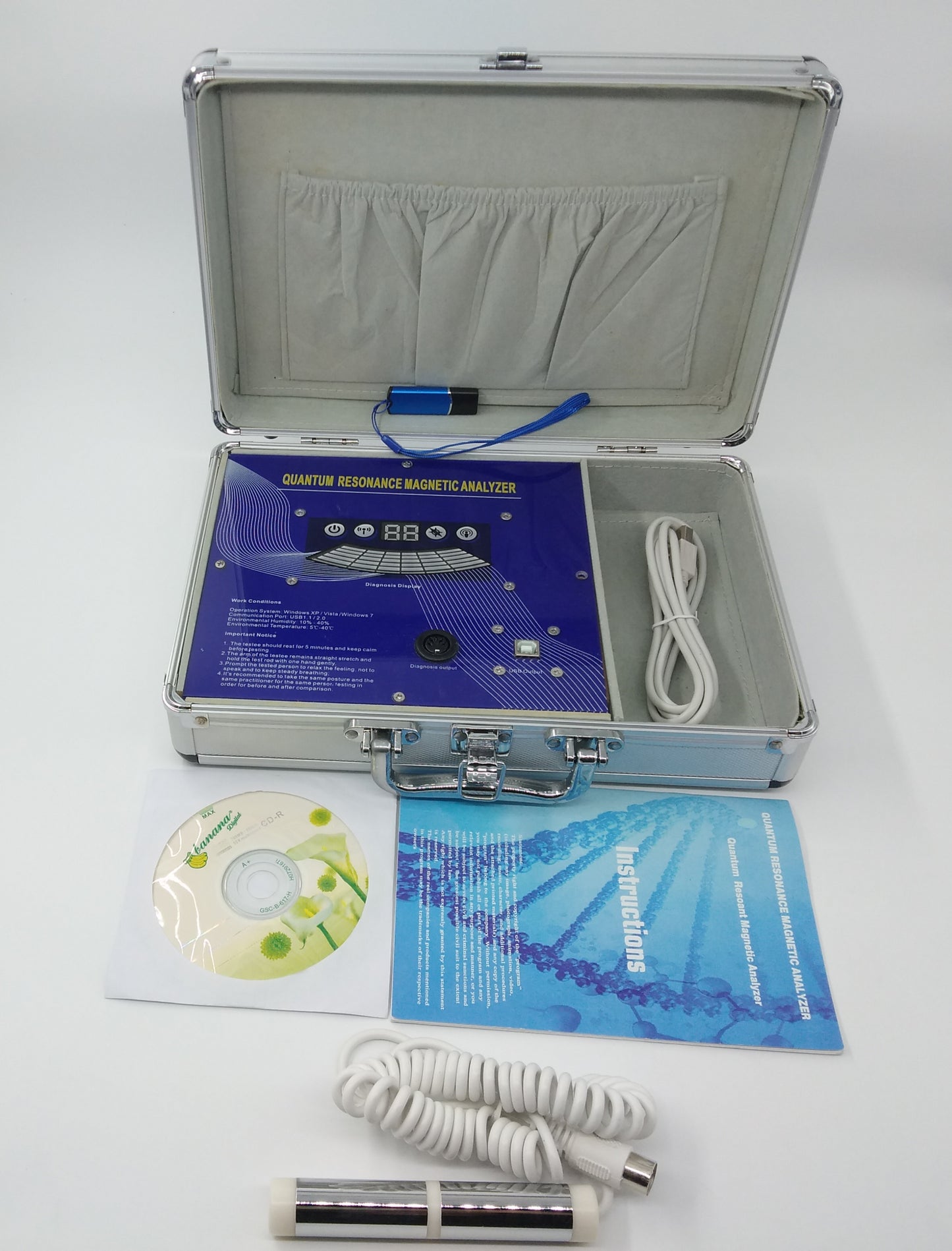 JYTOP 2022 New Blue 52 Comparative Reports 6-core Quantum Resonance Magnetic Analyzer