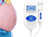 JYTOP Household Fetal Doppler Pocket Ultrasound Prenatal Detector for Baby Heart Beat Rate Monitor Echo