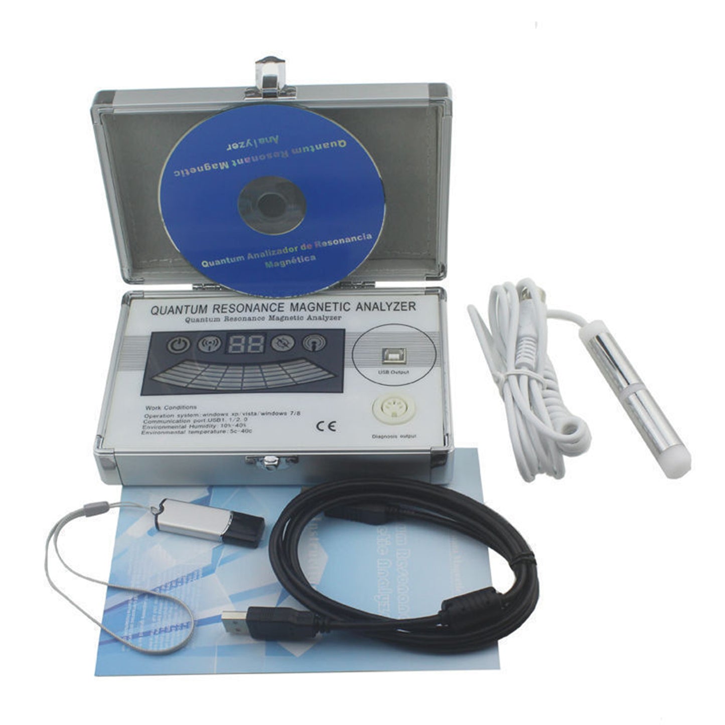 Free shipping!!! JYtop JYT-QA02 Hi-tech Quantum Analyzer Quantum Resonance Magnetic Body 3rd Generation Health Analyzer-52 Reports V4.7.5