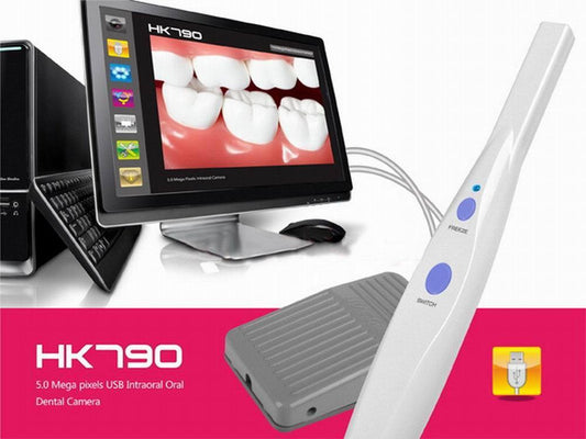 JYtop 2019 New 5.0 Mega Pixels USB 6-LED Dental Intraoral Oral Camera with software HK790