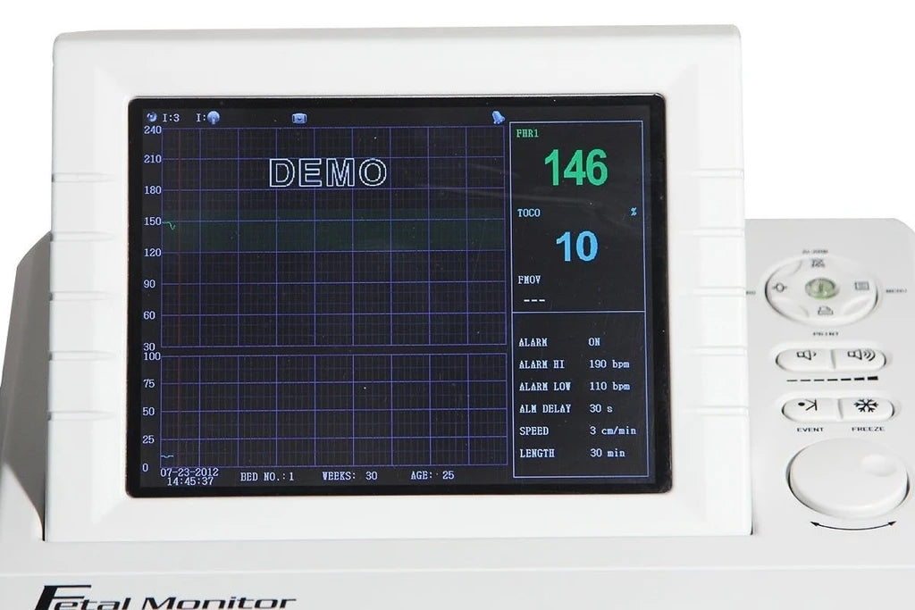JYTOP Patient Fetal Monitor 24Hour Monitoring Fetal Heart Rate Prenatal Fetal Movement CMS800G