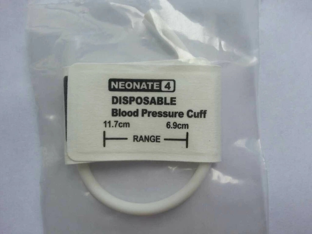 JYTOP Upper Arm Neonate/Pediatric BP Cuff Disposable 6.9-11.7CM (Veterinary Dog/Cat Cuff)