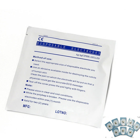 JYTOP Electrodes For Patient monitor,ECG/EKG Disposable Electrodes,100PCS