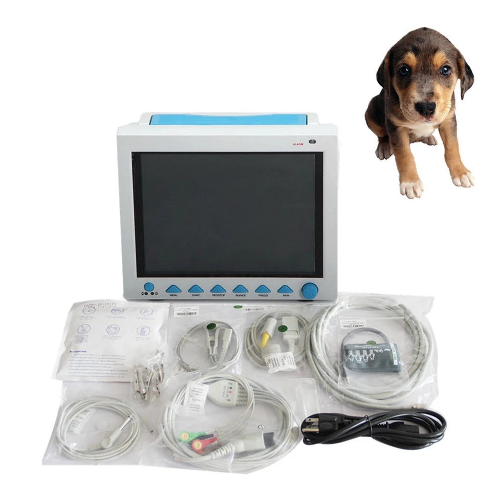 JYTOP CMS8000 VET Veterinary 12.1" LCD 6 Parameter ICU CCU Patient Monitor CE FDA