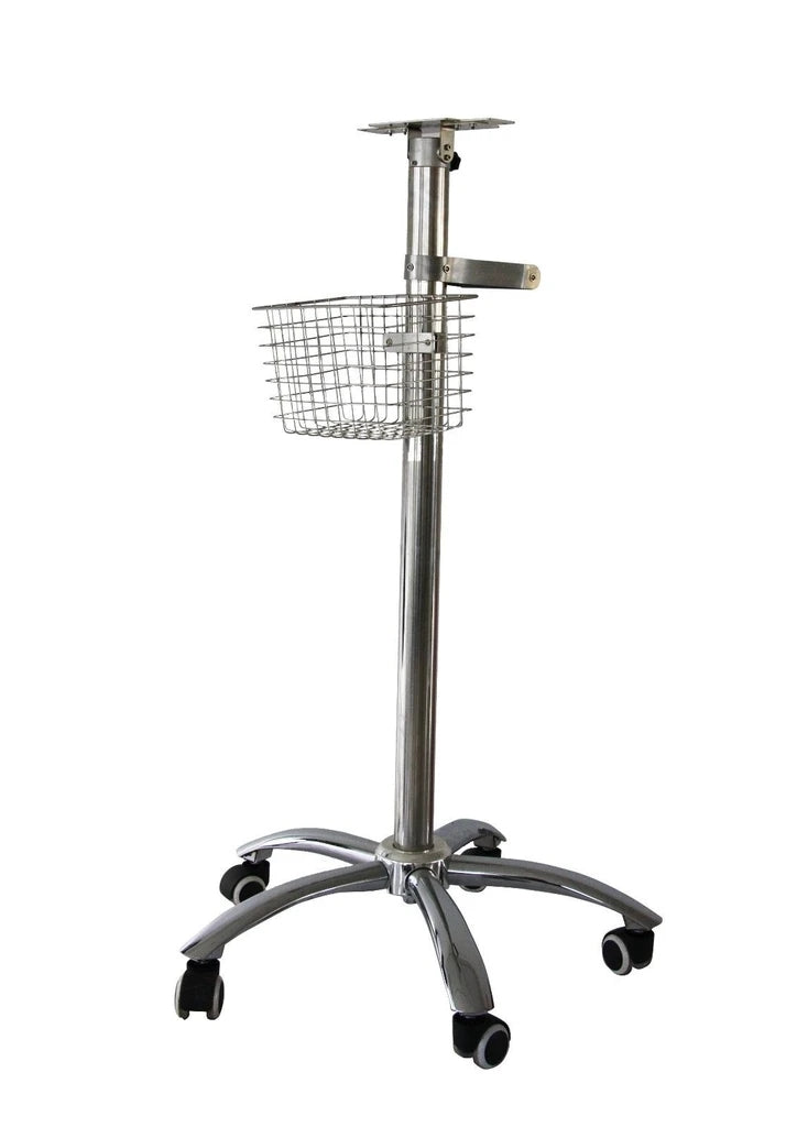 JYTOP CMS8000 ICU Patient Monitor 6 parameters +Rolling Stand Trolley Cart