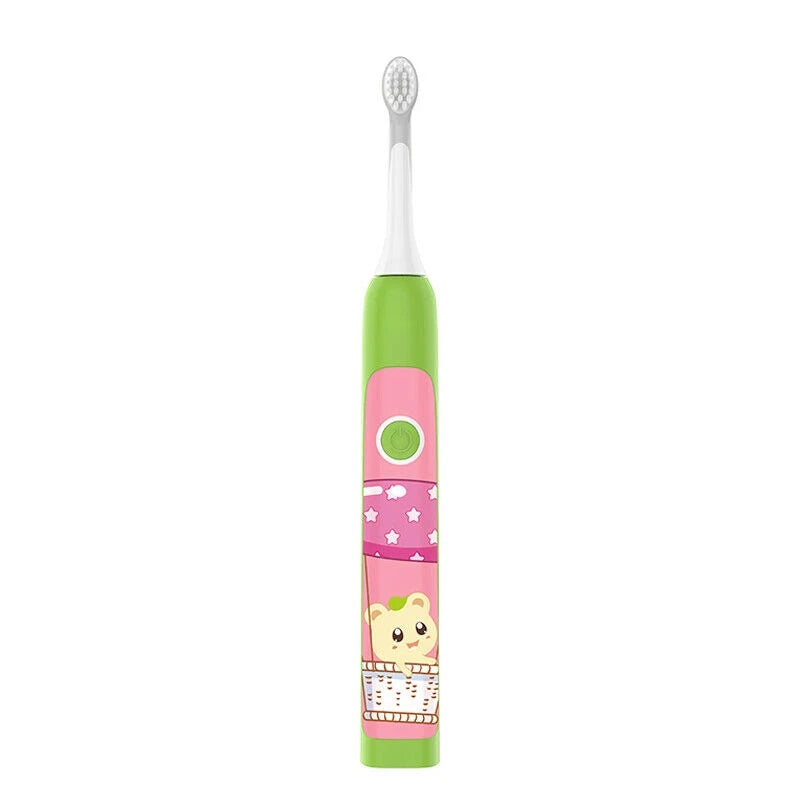 JYTOP Vibration Modes Kids Electric Toothbrush 8 Cute Stickers, For ages 3-12