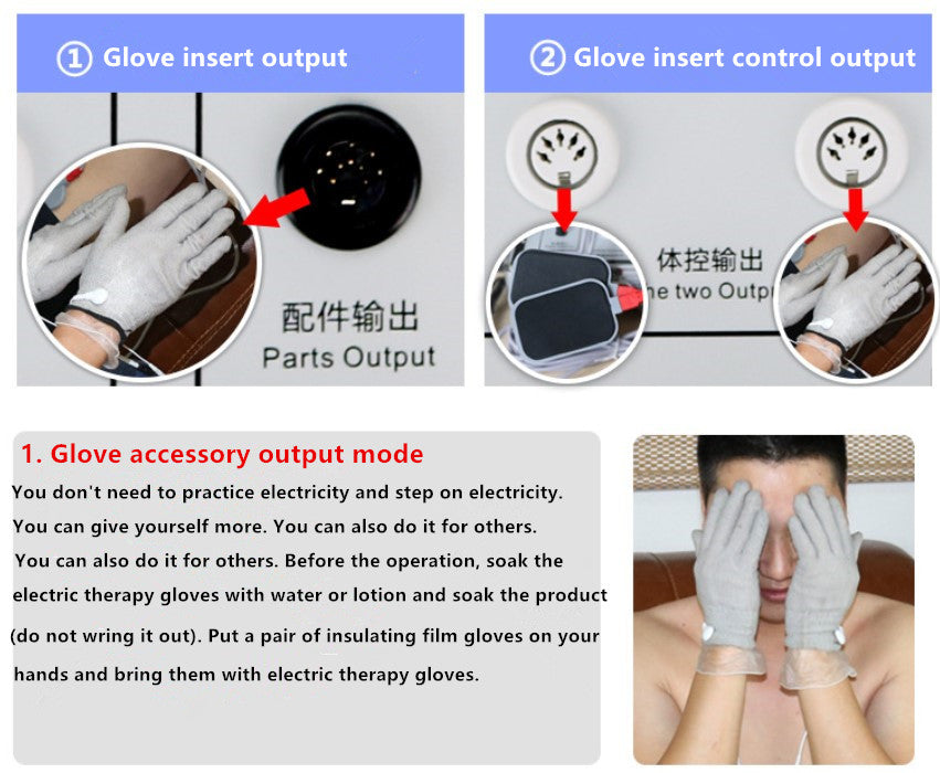 JYtop DDS Massager Multi-function Body Bioelectric Meridian Dredge Pulse Physiotherapy Instrument